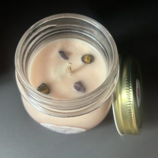 Bougies Pomme-Cannelle aspect givré