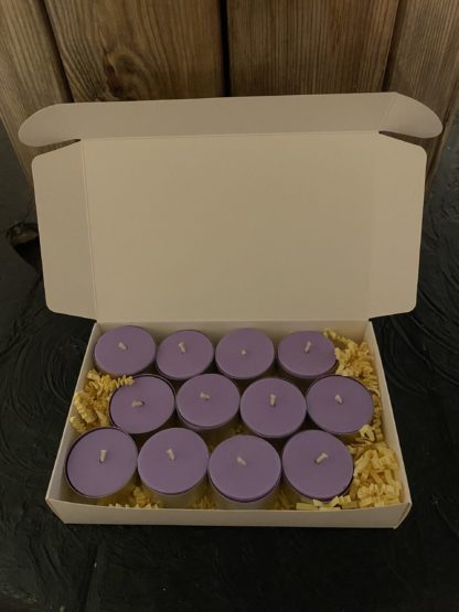 Bougies de réchaud violette