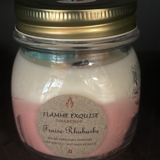 Bougies Fraise-rhubarbe