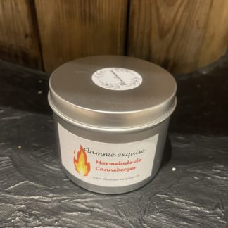 Bougies Marmelade de canneberge améthyste et oeil-de-tigre