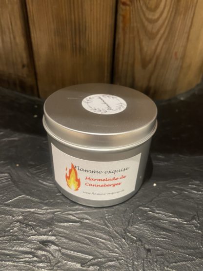 Bougies Marmelade de canneberge améthyste et oeil-de-tigre