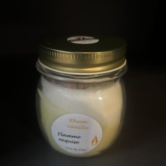 Bougies Rhum vanille