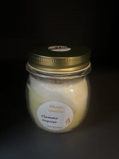 Bougies Rhum vanille