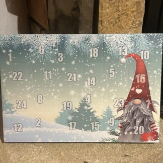 Calendrier de l’avent père Noël lutin