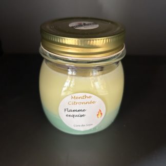 Bougies menthe citronnée