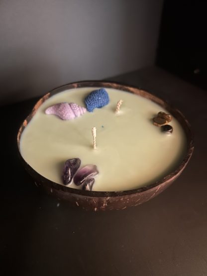 Bougie mojito noix-de-coco
